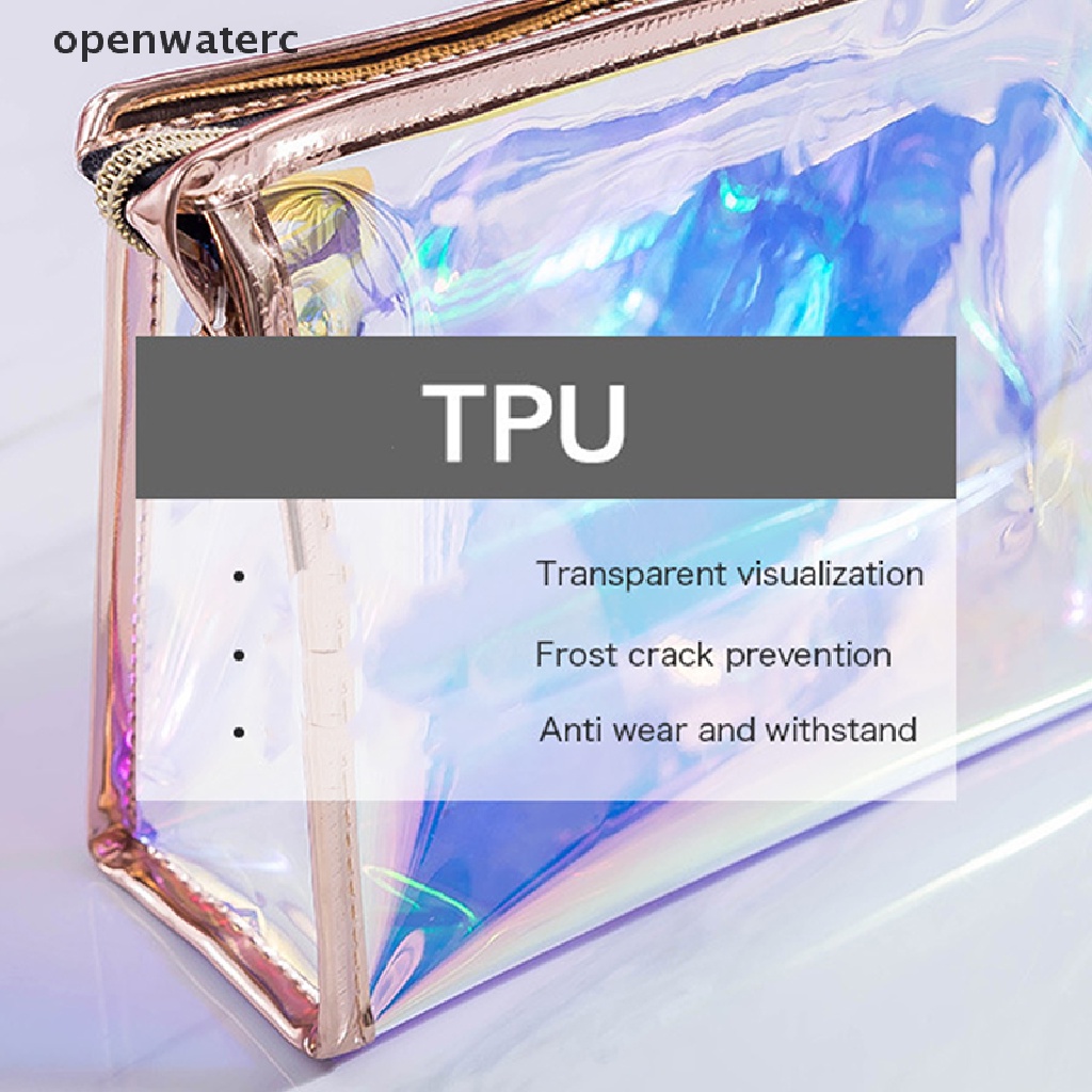 Túi Đựng Đồ Trang Điểm Bằng TPU Trong Suốt Nhiều Màu Sắc vn