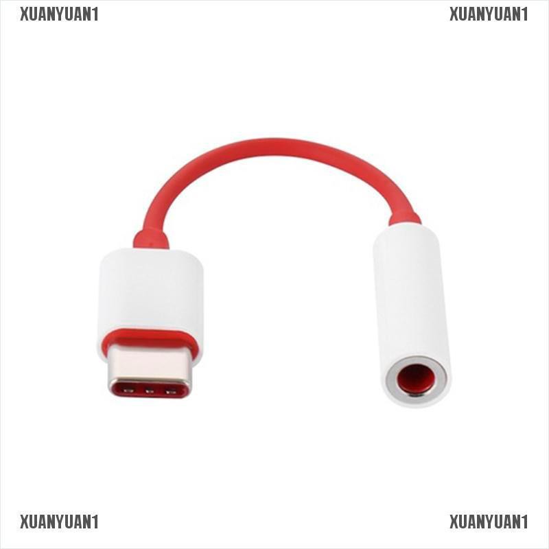 Adapter chuyển đổi Usb Type C thành jack tai nghe 3.5mm Aux A cho Oneplus 6T 7Pro