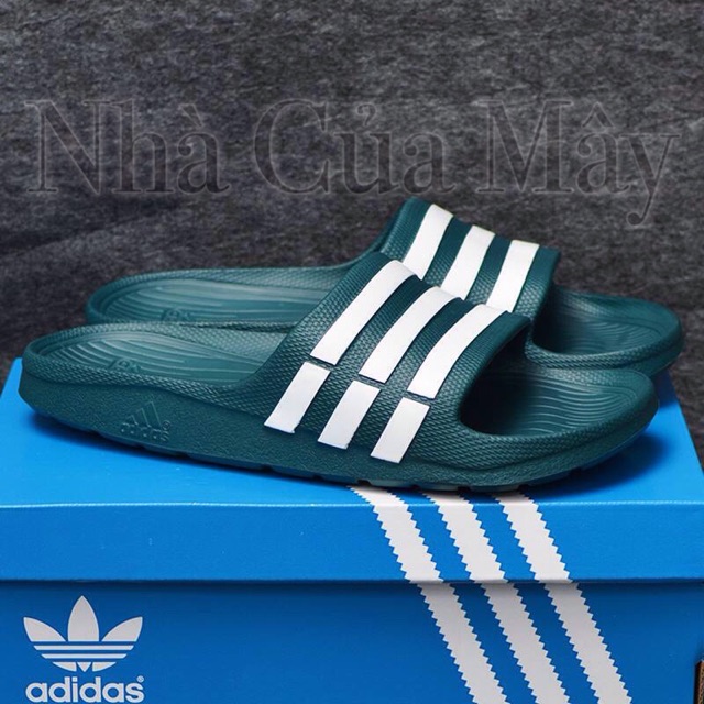 - DÉP ĐÚC DURAMO SLIDES - Xanh lục S/Trắng