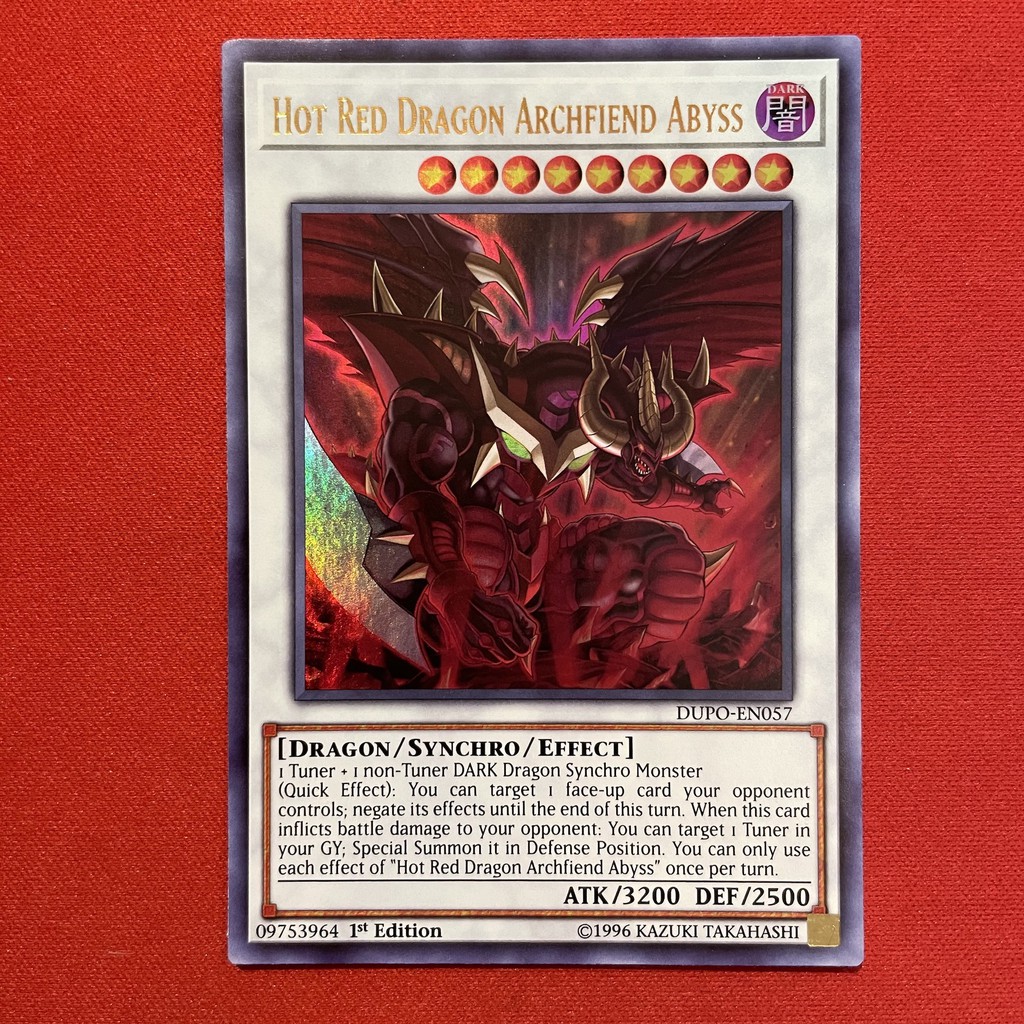 [EN-JP][Thẻ Bài Yugioh Chính Hãng] Hot Red Dragon Archfiend Abyss