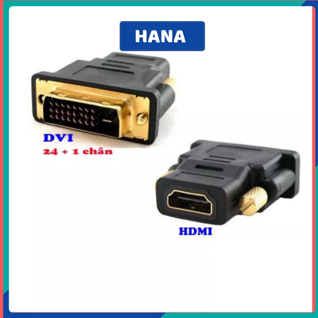 Đầu chuyển đổi DVI sang HDMI (24+1) - Nhỏ gọn, giá rẻ.