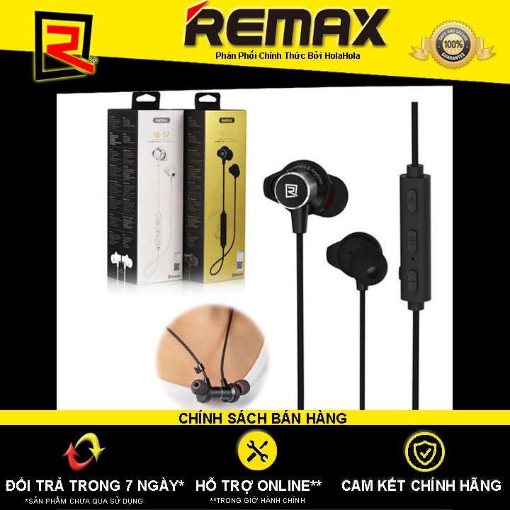 [Mã SKAMPUSHA8 giảm 8% đơn 300K] Tai Nghe Bluetooth Thể thao Remax RB - S7