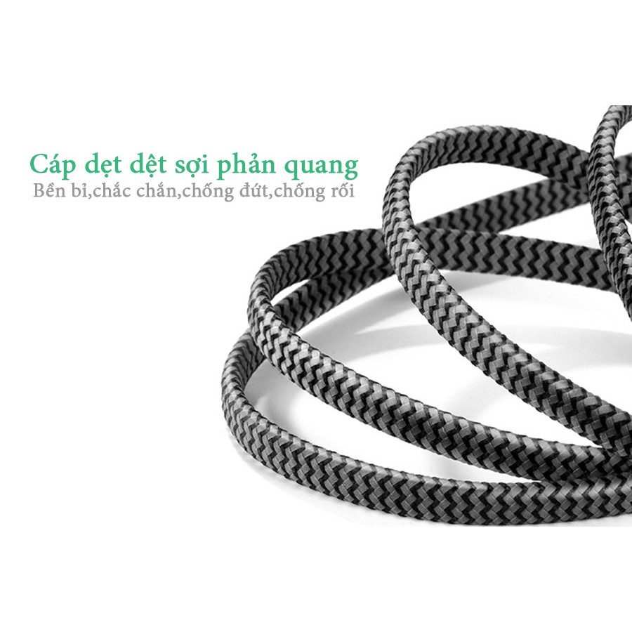 Dây Cáp Sạc Tự Ngắt Khi Pin Đầy Cho IP Hoco U11 -Siêu Chất Lượng