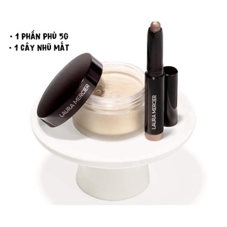 Set trang điểm Laura Mercier Translucent Loose Seeting Powder