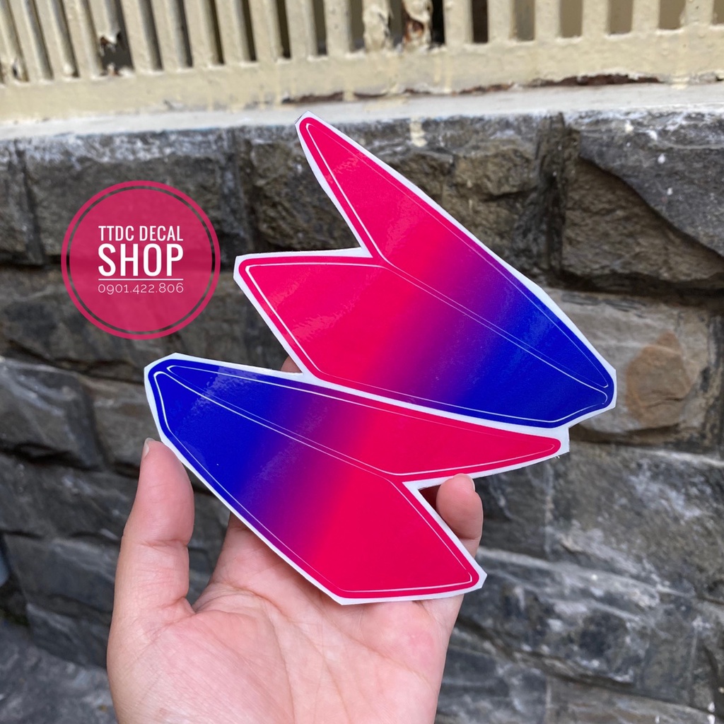 Tem Dán Đèn Xi Nhan Raider Satria