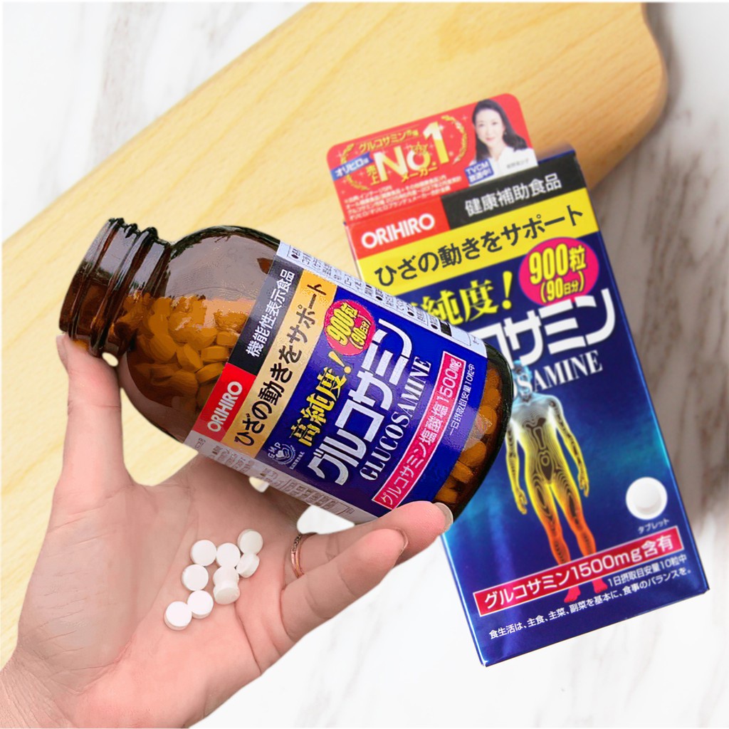 Viên uống xương khớp Glucosamine Orihiro Nhật Bản 950 viên