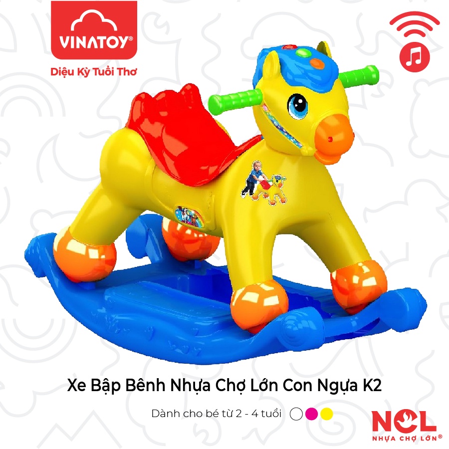 [CHÍNH HÃNG] Xe Bập Bênh Con Ngựa K2 - M1693-XBB