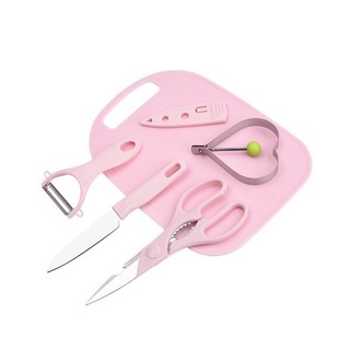 Bộ dao thớt 5 món chế biến ăn dặm cho bé