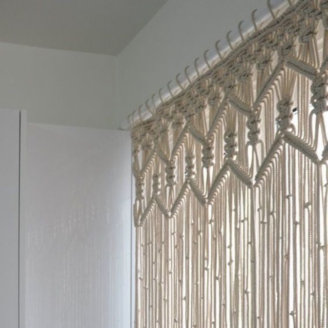 Rèm treo cửa sổ macrame