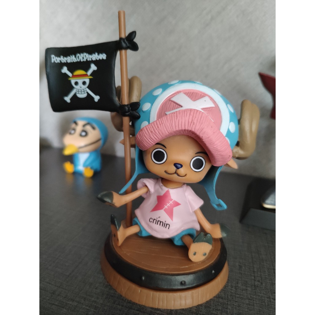 [Ảnh thật] Mô hình Chopper chibi cute băng mũ rơm Luffy - One Piece