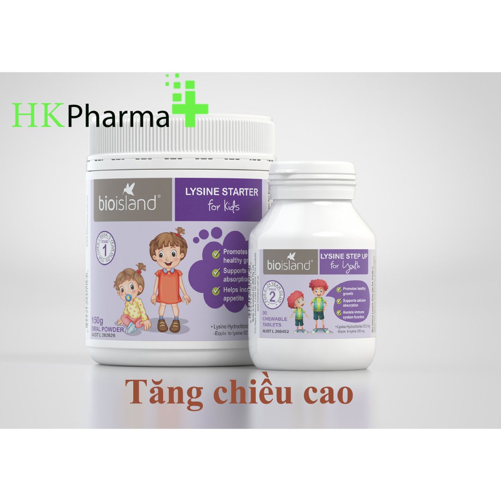 Bioisland Lysine Tăng Chiều Cao Cho Trẻ