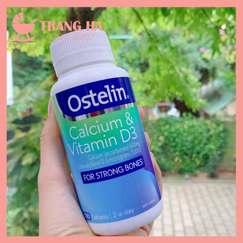 ❣️❣️Canxi bầu Ostelin Calcium &amp; Vitamin D3 130 viên - Xuất xứ Úc