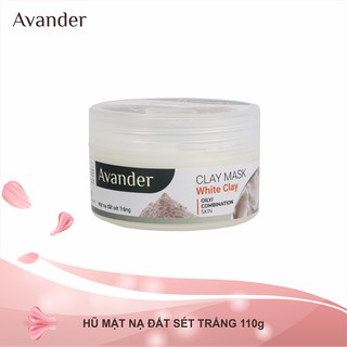 Mặt nạ đất sét trắng Clay mask Avander 110g