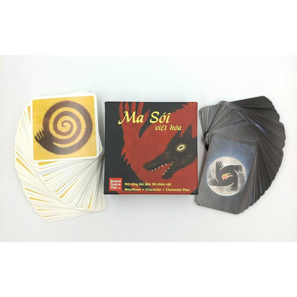 Thẻ Bài Ma Sói Character Việt Hóa - BGV