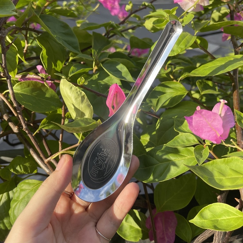 Thìa/ Muỗng Inox Dày Dặn Bền Ăn Cơm Phở thân thiện với bữa cơm gia đình