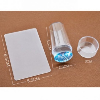 Con dấu silicon in móng trong suốt