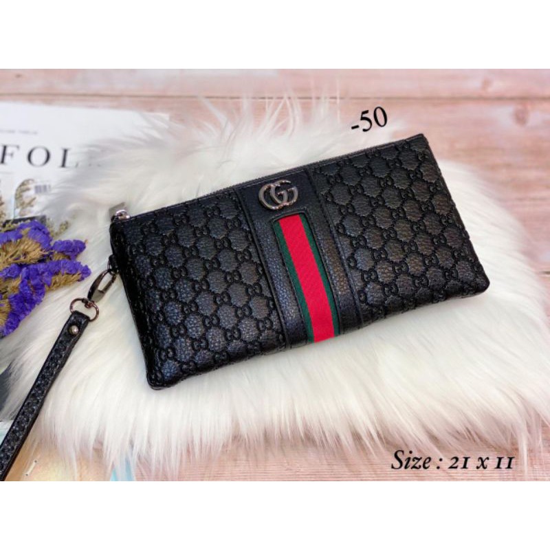 Ví Gucci Thêu Họa Tiết Xinh Xắn Chất Lượng