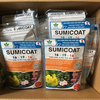 Gói 100g Phân tan chậm SUMICOAT Nhật Bản cho hoa lan mai sứ thái 16-19-16  - Rau&Hoa Shop