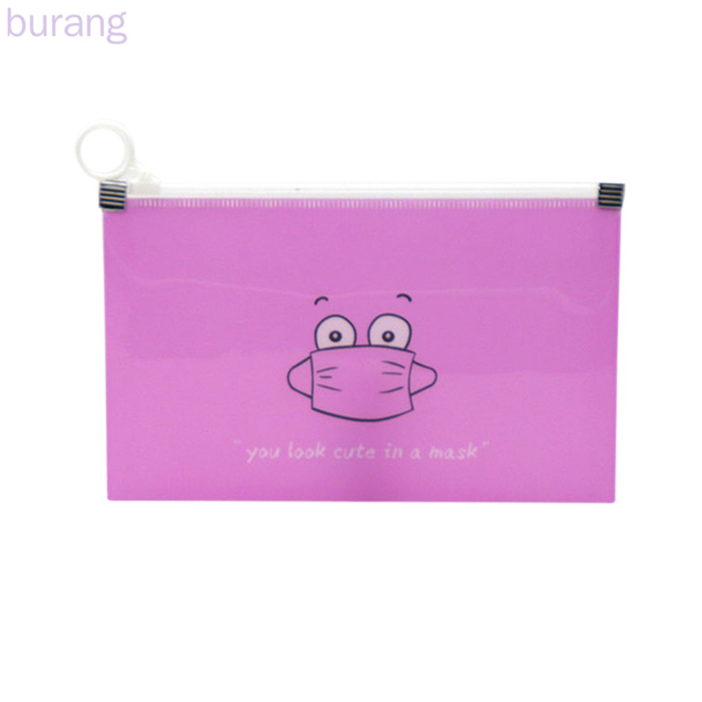 Túi Đựng Khẩu Trang Chống Bụi Thiết Kế Hoạt Hình Dễ Thương