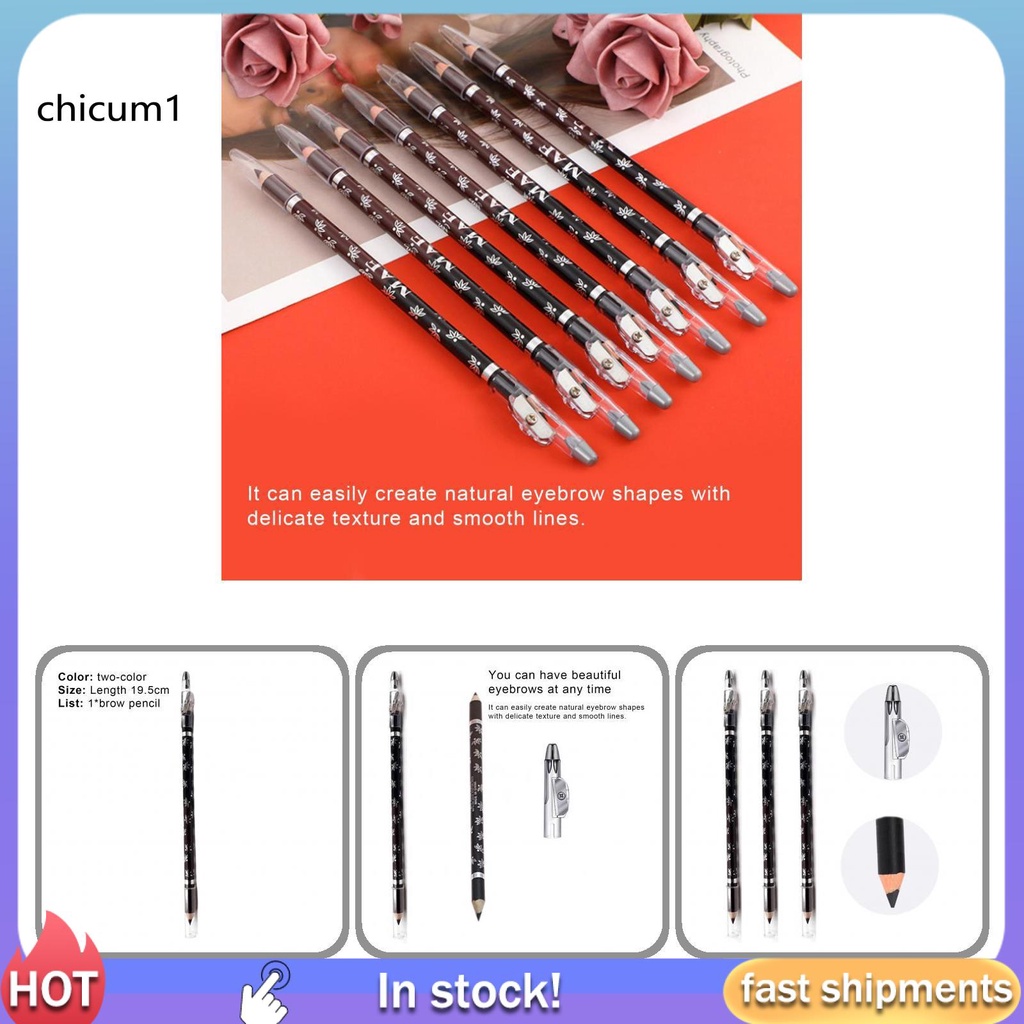 Bút kẻ mắt CC mềm mượt kèm đồ chuốt tiện dụng
