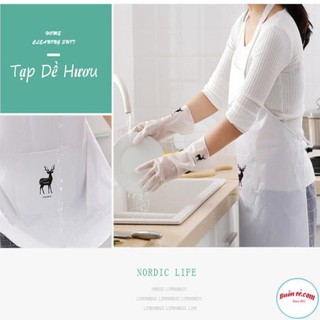 Tạp dề con hươu siêu bền