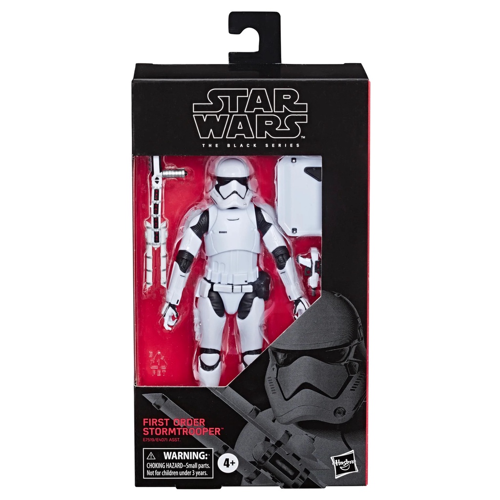 🌟First Order Stormtrooper🌟Mô hình Hasbro◊Star Wars Black Series 6-inches◊The Last Jedi