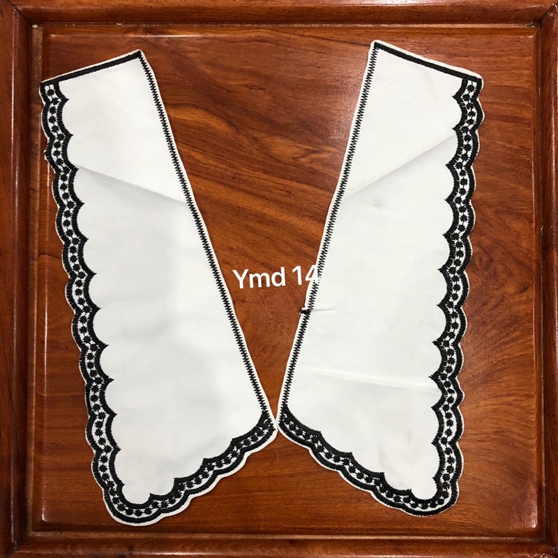 cổ áo rời cho nữ + lá cổ+ thêu viền+ ren