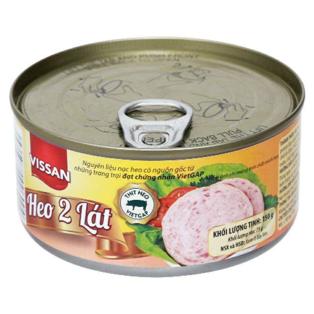 Heo 2 lát VISSAN 150g (date mới)