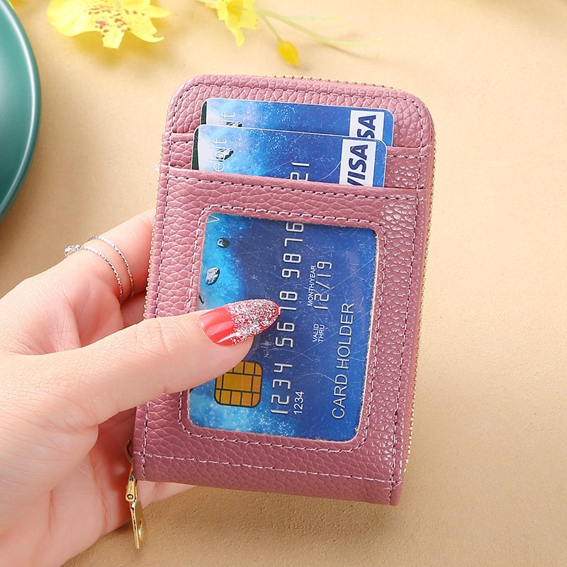 Ví nữ đựng thẻ dáng đứng thời trang nhỏ gọn nhiều ngăn tiện dụng HX124