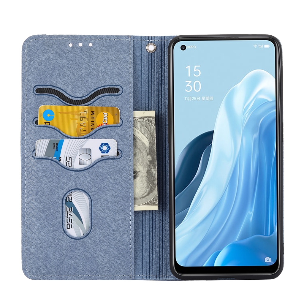 Bao da từ tính Flip Wallet Case cho điện thoại Samsung Galaxy A23 A33 A53 A73 5G A12 A32 A52 A52S 4G 5G