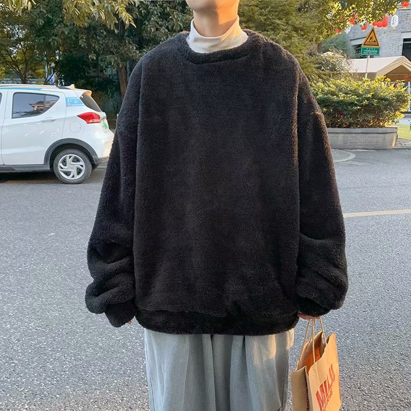 Long Sleeve Round Neck 2 Colors White Black Fashion 2020 Youth