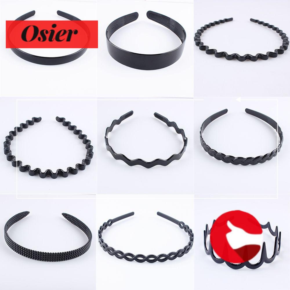 Băng Đô Cài Tóc Màu Đen Chống Trượt Phong Cách Thể Thao Thời Trang Cho Nam Và Nữ