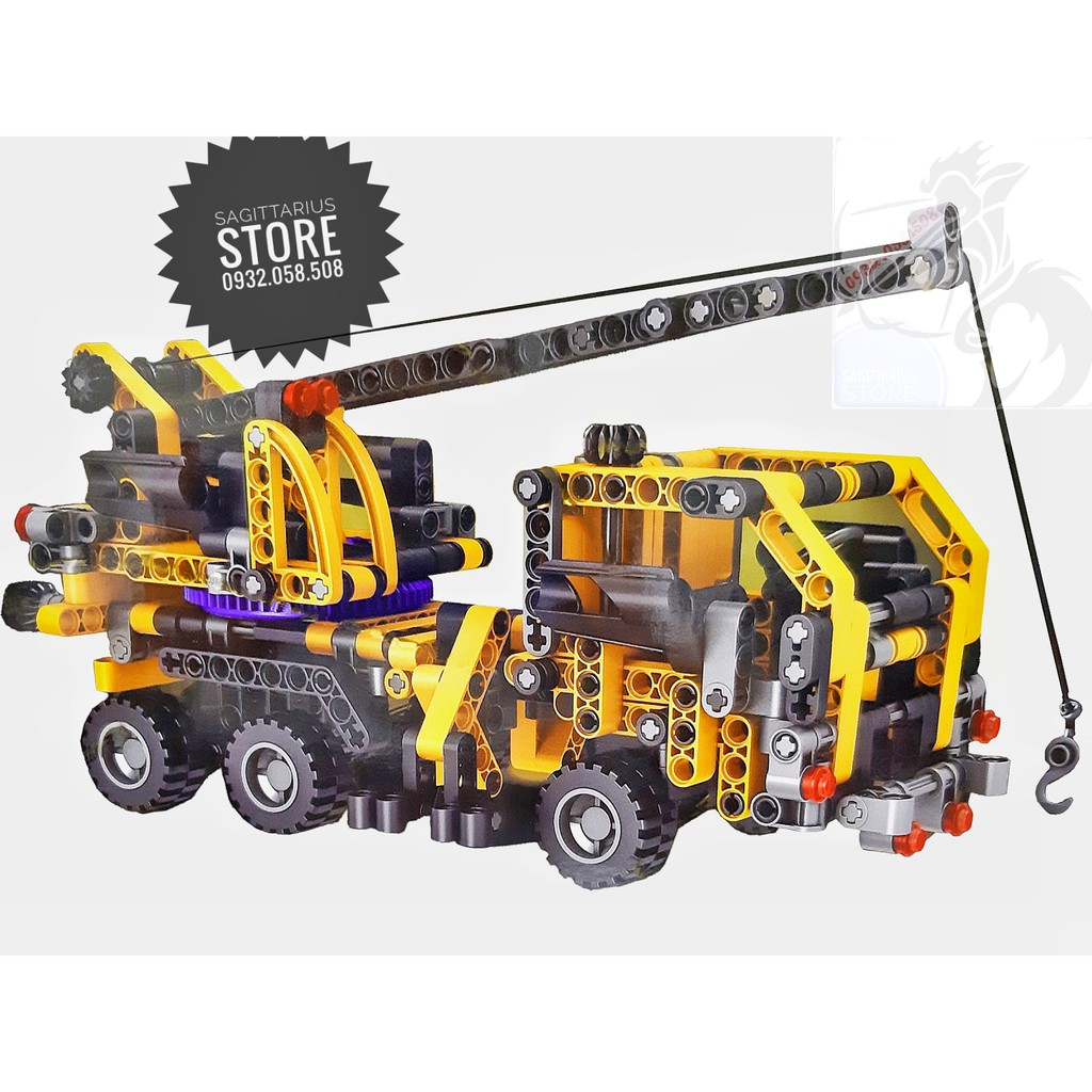 Lego Lắp Ráp Xe Cẩu Master Builder - Qi Zhi Le 23302