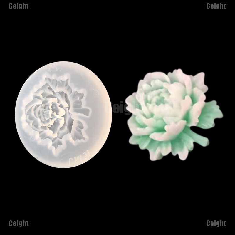 Khuôn Silicone Làm Bánh / Xà Phòng Hình Hoa Hồng Nở Sáng Tạo