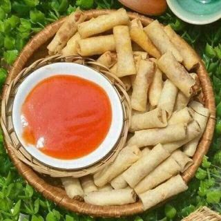 Chả giò mini tôm giòn rụm ăn liền