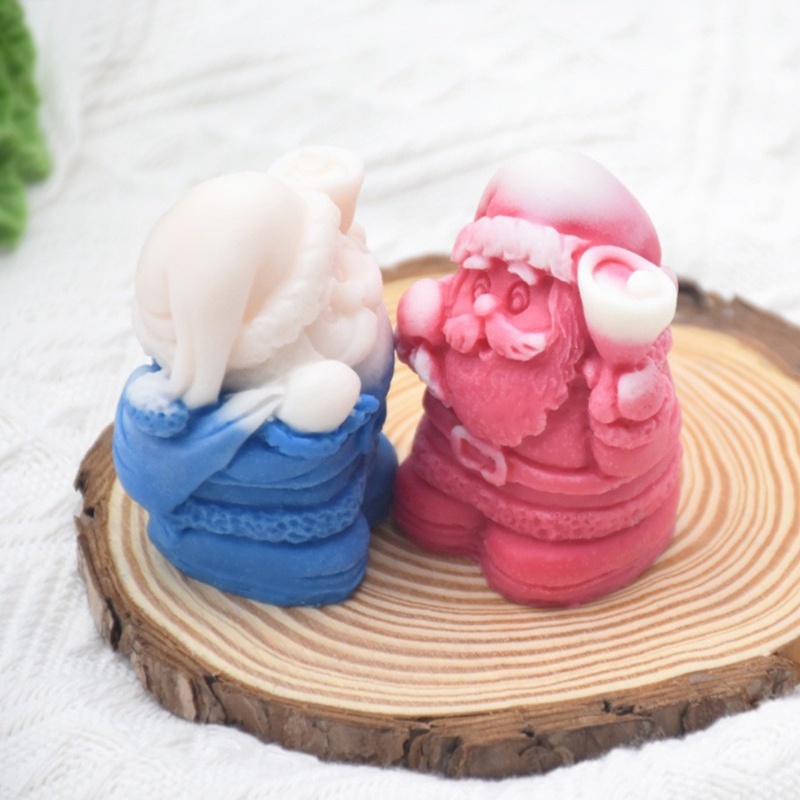 Khuôn Làm Xà Phòng Handmade Silicone Hình Ông Già Noel