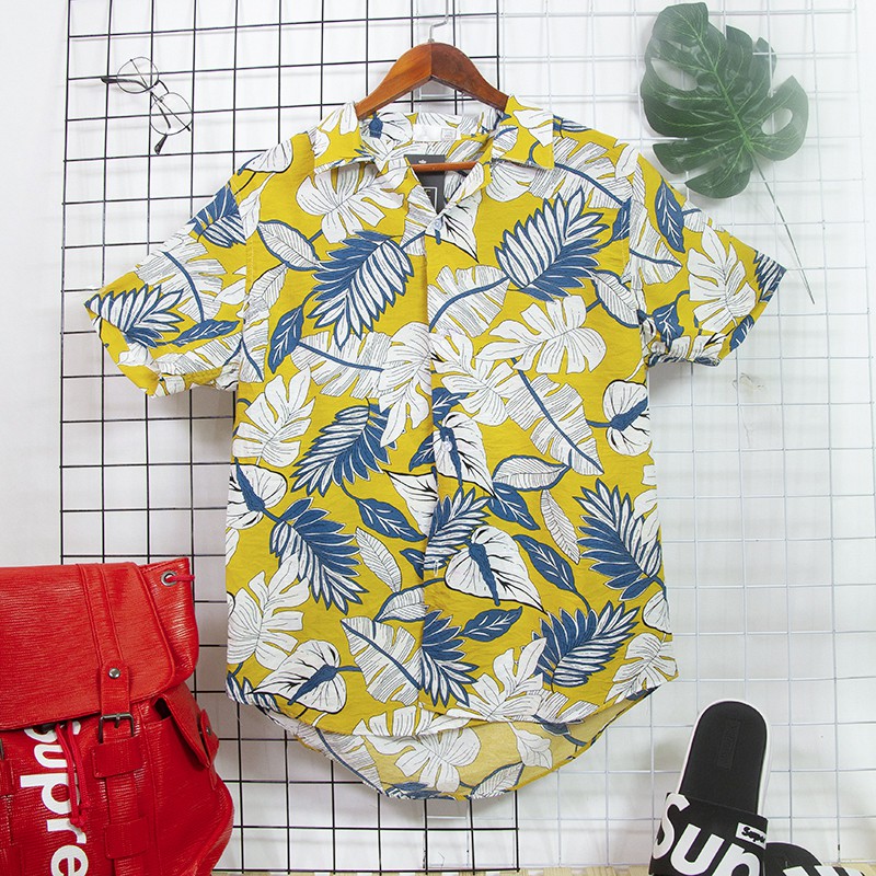 Áo Đũi Nam Nữ cổ bẻ sơ mi vải đũi thái đẹp FAVITI AD50 | BigBuy360 - bigbuy360.vn