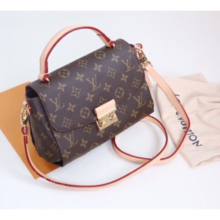 Túi LV Croisette size 25 (3 màu: ô nâu, hoa nâu, ô trắng)