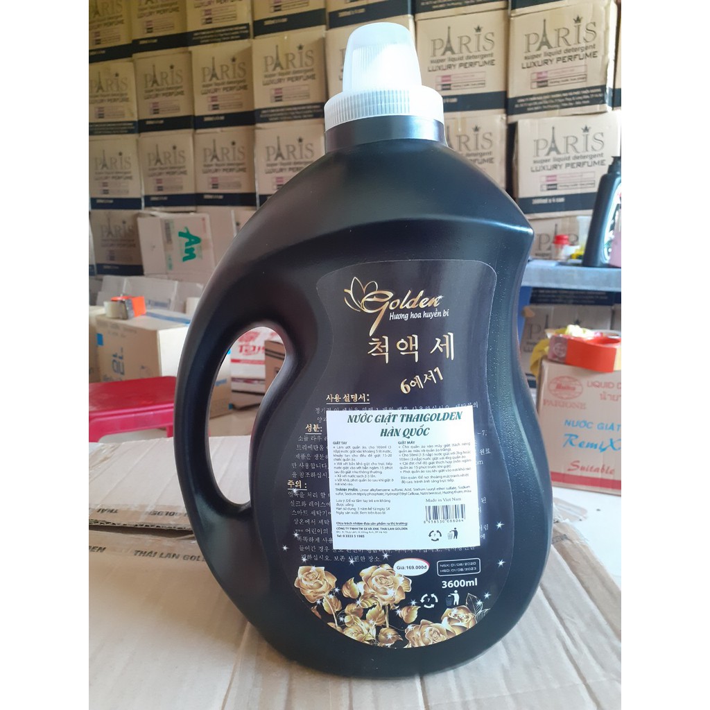 Nước Giặt Xả Nữ Hoàng Hàn Quốc 6in1 (GOLDEN 3,6L)