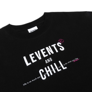 Áo thun LEVENTS & Chill/ Black