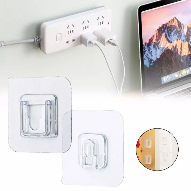 Miếng dán tường treo đồ đa năng tiện lợi dạng gài miếng dán