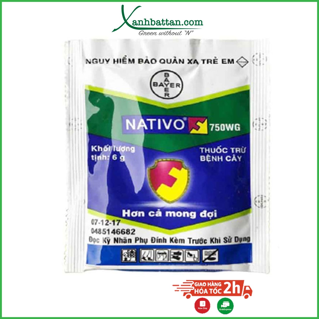Nativo 750WG Trừ Bệnh Phấn Trắng Và Thán Thư Gói 6 Gram