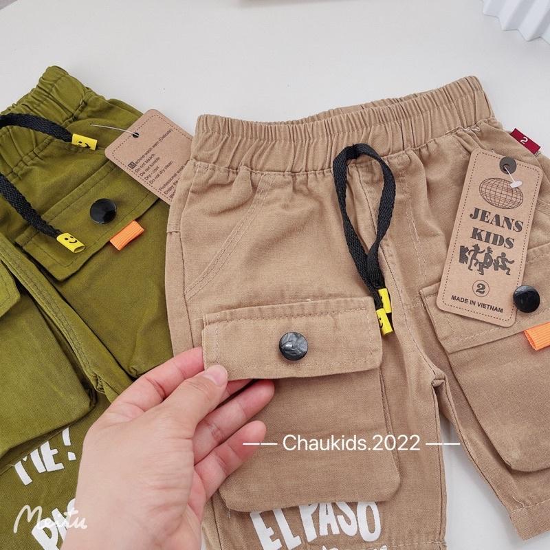 QUẦN NGỐ KAKI TÚI HỘP CHO BÉ TRAI 8-18KG
