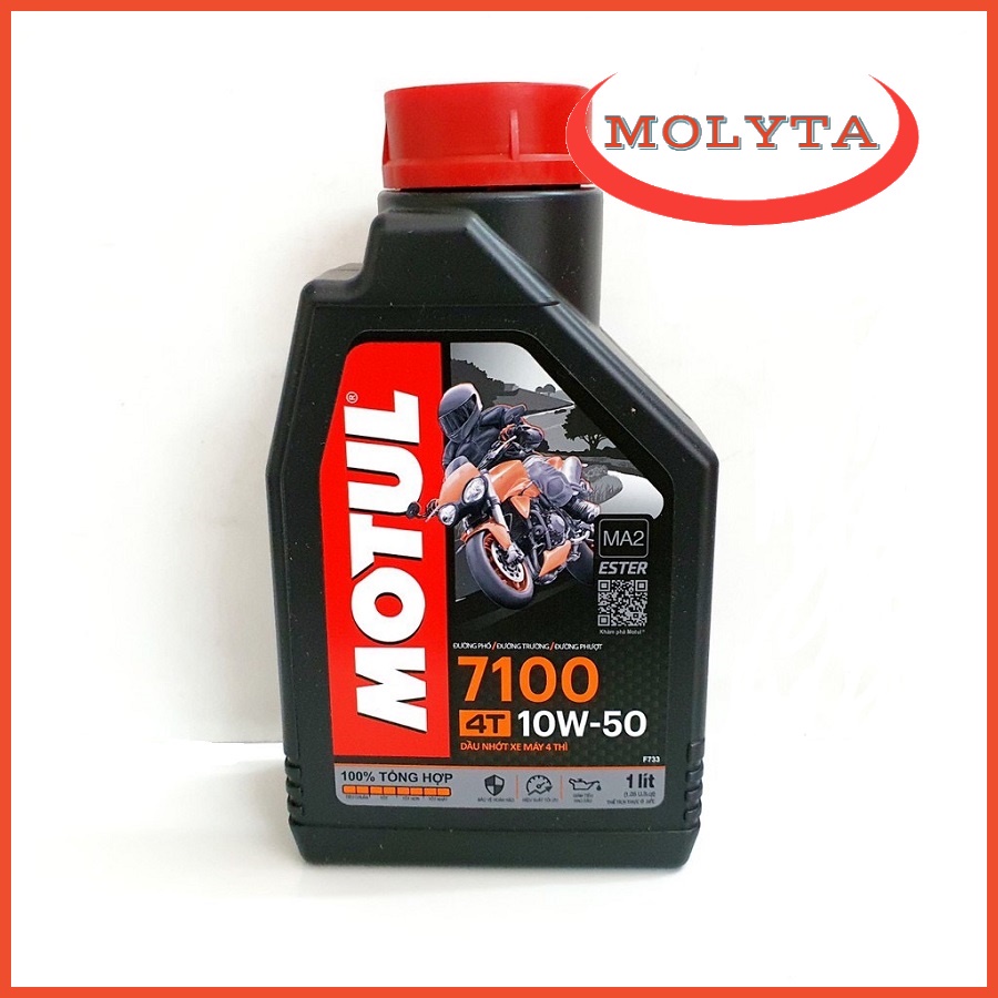 DẦU NHỚT XE MÁY TỔNG HỢP MOTUL 7100 10W50 1L