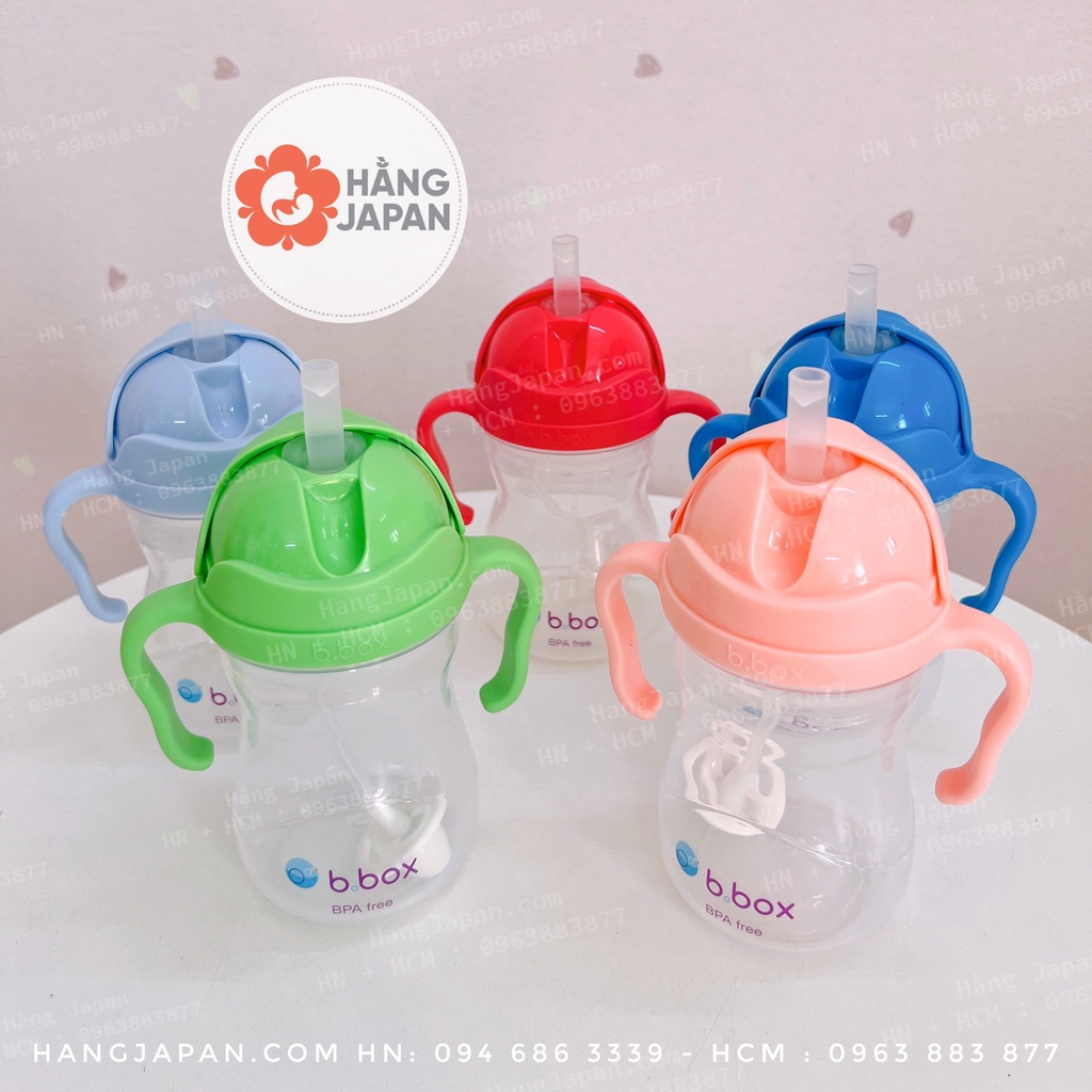 Bình tập uống có ống hút 360 B.BOX nội địa Úc