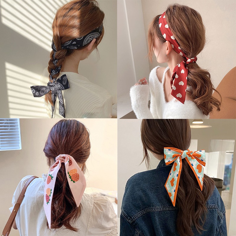 Dây buộc tóc thắt nơ xinh xắn thời trang dành cho nữ