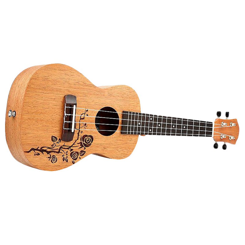 Đàn Ukulele 4 Dây 23 Inch Chất Liệu Gỗ Hồng