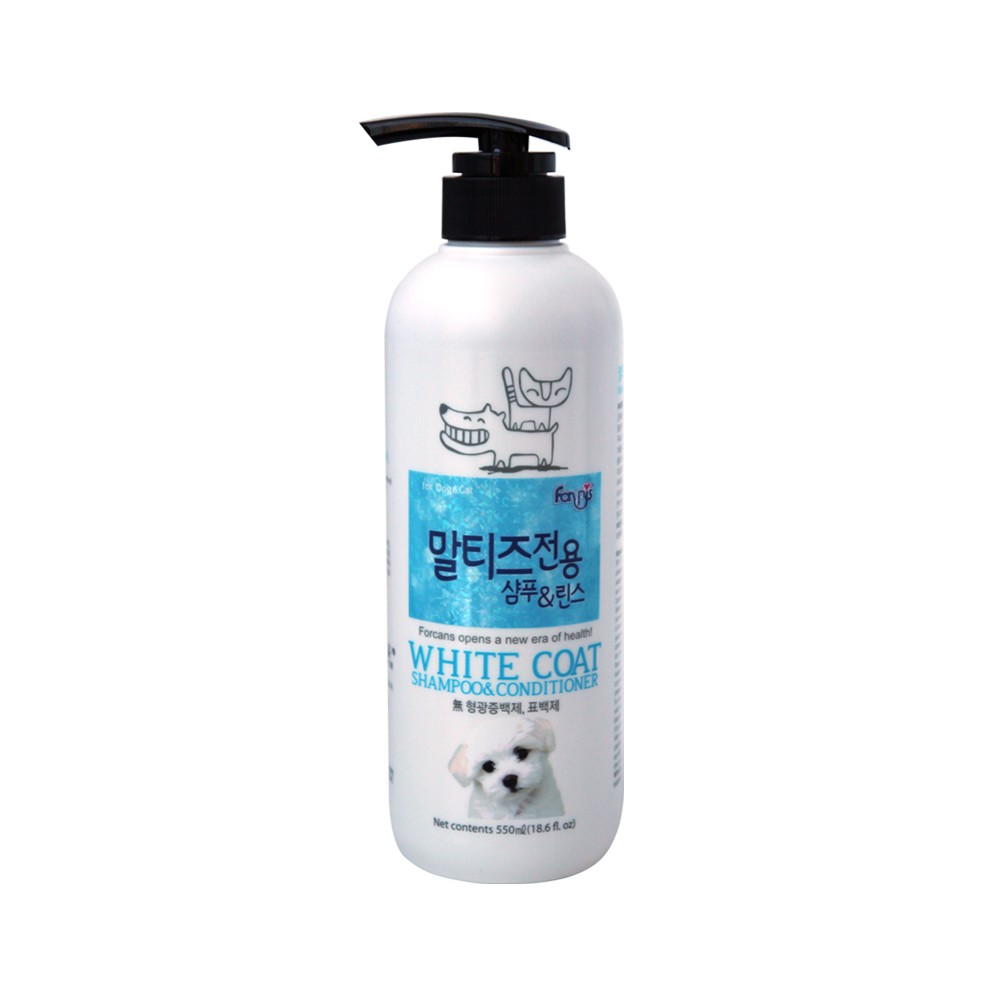 Sữa tắm cho chó Farris Forcans 550ml dành cho lông trắng