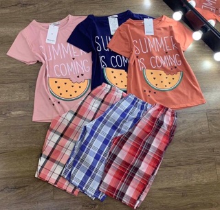 #Bộ mặc nhà dưa hấu SUMMER siêu mát