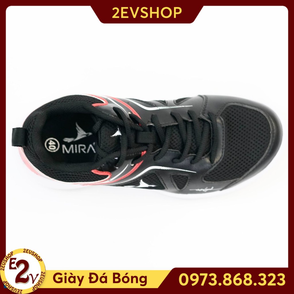 Giày cầu lông Mira Legend Đen, giày thể thao nam chuyên nghiệp cao cấp - 2EVSHOP